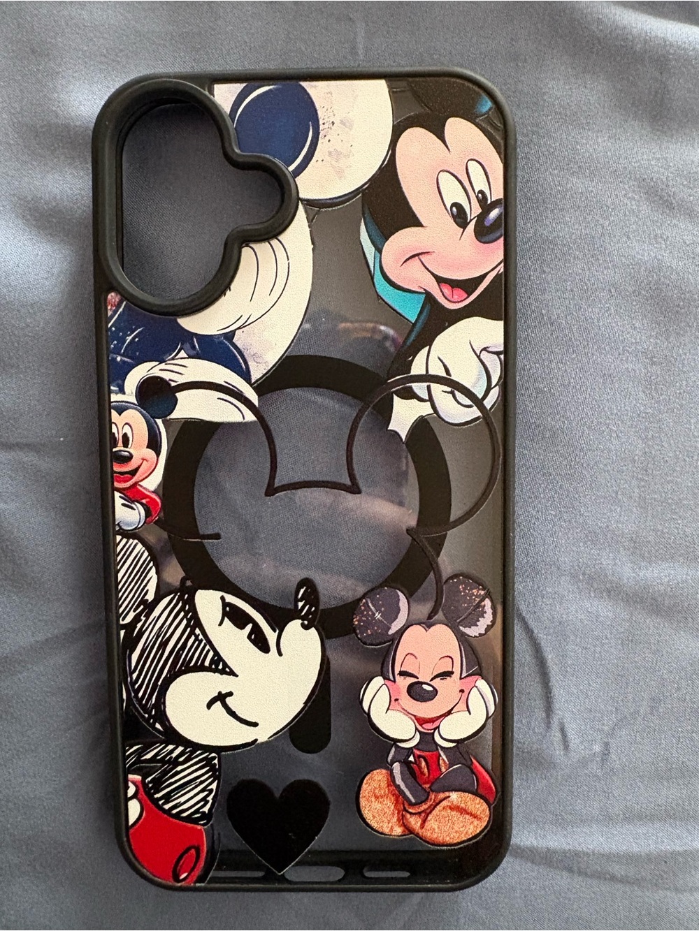 Disney Mickey Mouse Black Phone Case